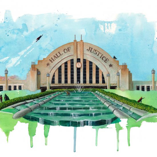 Hall of Justice (Print)