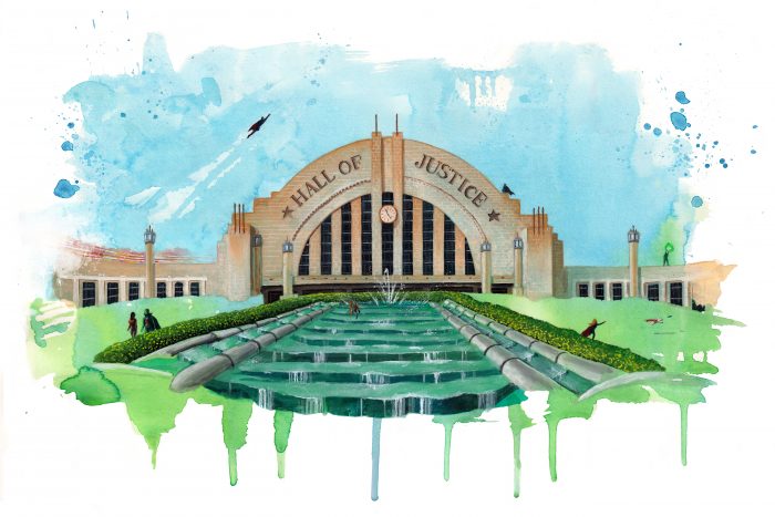 Hall of Justice (Print)