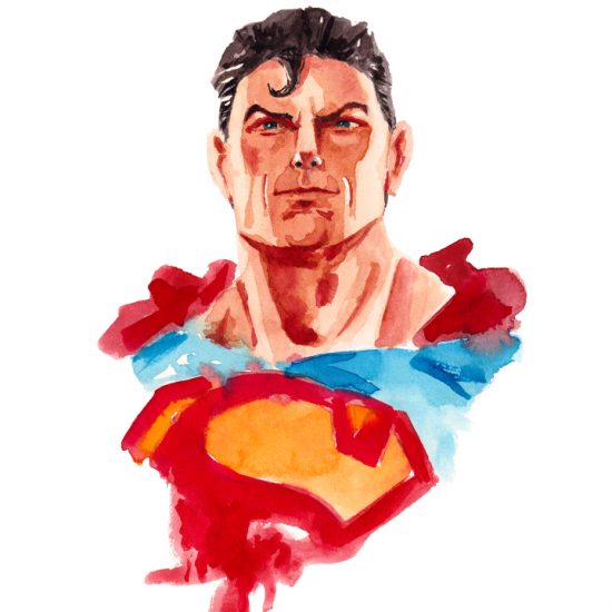 Superman Bust (Print)