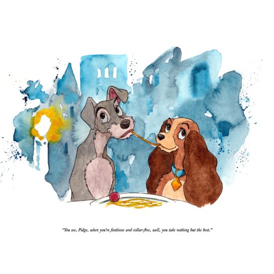 Lady and the Tramp Print