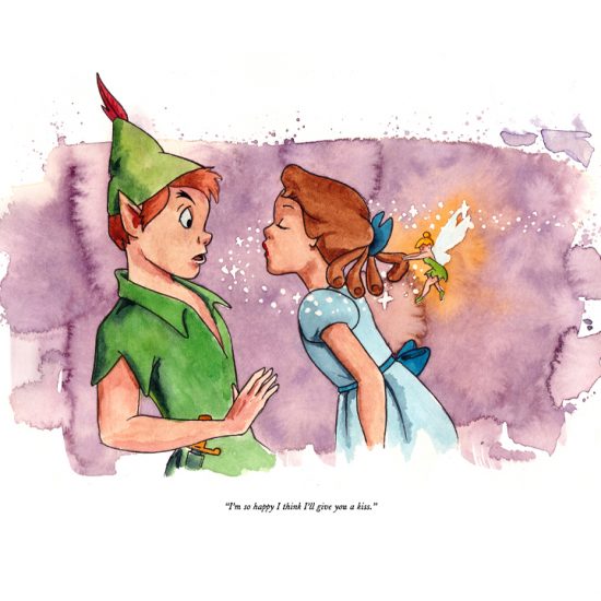 "I think I'll give you a kiss"