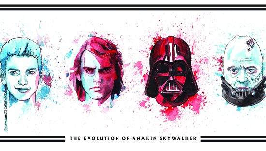 The Evolution of Anakin "Old Ghost" (Print)