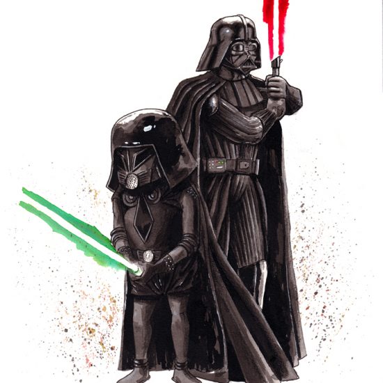 Darth Vader Meets Dark Helmet