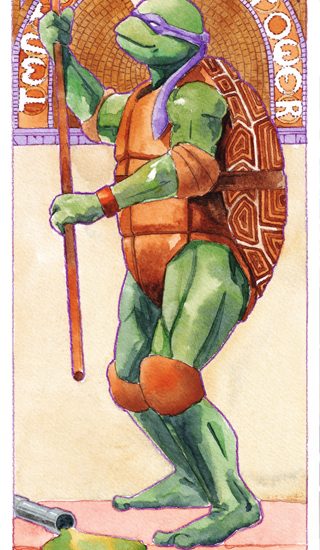 Donatello Art Nouveau (Original)
