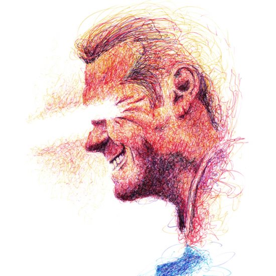 Homelander Pen Portrait (Print)