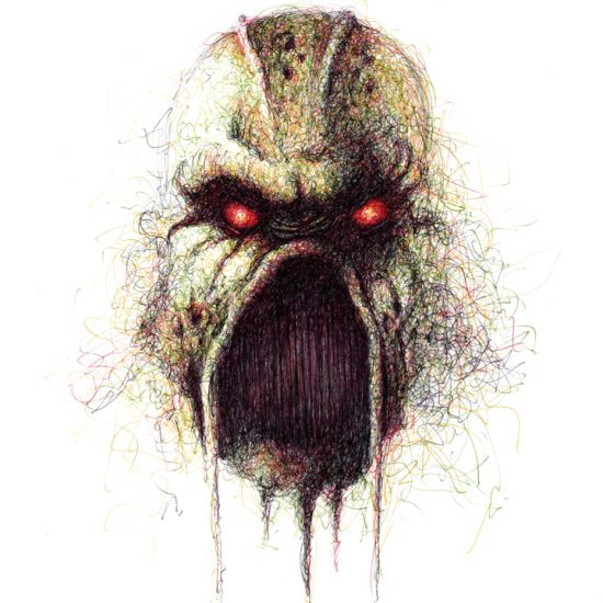 Swamp Thing Pen Portrait (Print)