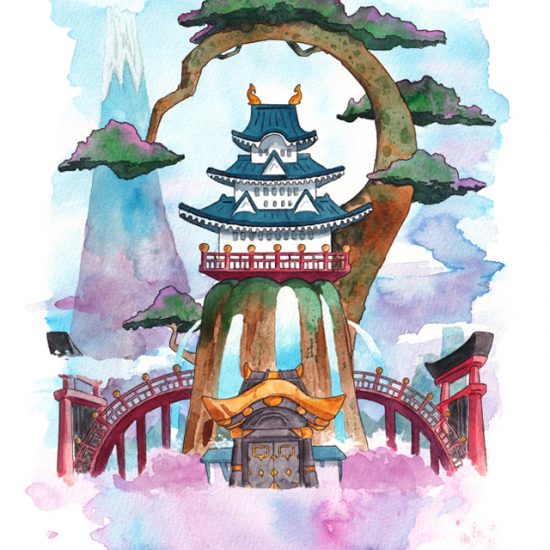 Wano Flower Capitol (Print)